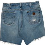 Carhartt Denim Shorts - 32W 9L Light Wash Denim