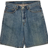 Levis Denim Shorts - 34W 10L Blue Cotton