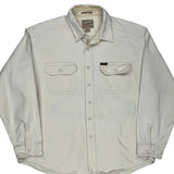 Expedition Chamois Woolrich Shirt - XL Cream Cotton