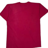 Disney Characters Mickey Unlimited Cartoon T-Shirt - Large Red Cotton
