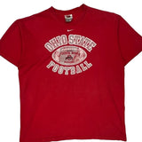 Vintage Ohio State Football Nike Ncaa T-Shirt - XL Red Cotton
