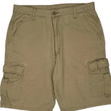 Wrangler Cargo Cargo Shorts - 32W 10L Khaki Cotton