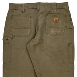 Carhartt Carpenter Trousers - 36W 28L Brown Cotton