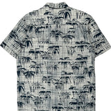 Islan Republic Hawaiian Shirt - Large Blue Cotton Blend