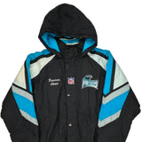 Carolina Panthers Starter Nfl Windbreaker - XL Black Nylon