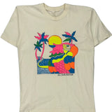 El Salvador Aguila Single Stitch T-Shirt - Large Cream Cotton