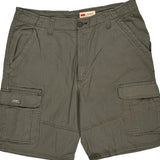 Wrangler Cargo Shorts - 36W 10L Grey Cotton