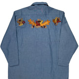 Dickies Shirt - XL Blue Cotton Blend