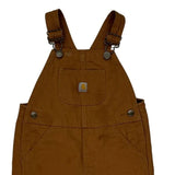 Age 3 Carhartt Double Knee Overalls - XS Brown Cotton