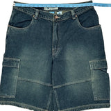 Phys.Sci Denim Shorts - 38W 11L Dark Wash Cotton