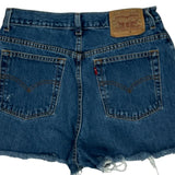 Levis Denim Shorts - 29W UK 10 Blue Cotton
