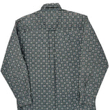 Woolrich Patterned Shirt - Medium Blue Cotton