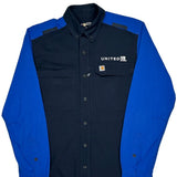 United Carhartt Contrast Stitch Shirt - Small Blue Cotton