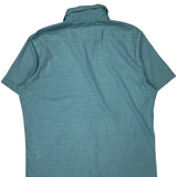 Lee Short Sleeve Shirt - Large Blue Cotton