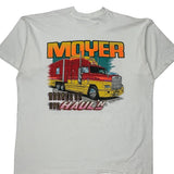 Racing Fruit Of The Loom Graphic T-Shirt - 3XL White Cotton