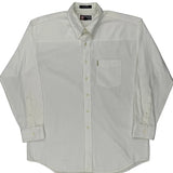 Chaps Ralph Lauren Shirt - Large White Cotton
