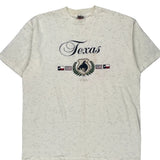 Texas Oneita Single Stitch T-Shirt - XL Cream Cotton