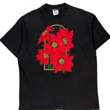 Hanes Single Stitch T-Shirt - XL Black Cotton