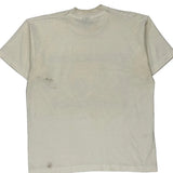 Fruit Of The Loom Single Stitch T-Shirt - Large Cream Cotton Blend