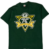 Green Bay Packers Fruit Of The Loom Football T-Shirt - XL Green Cotton
