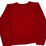 Nike Long Sleeve T-Shirt - Small Red Cotton