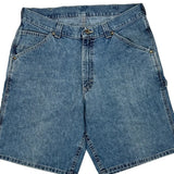 Lee Denim Shorts - 32W 9L Blue Denim