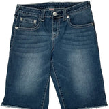 Age 16 True Religion Denim Shorts - Largew 9L Dark Wash Denim
