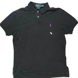 Polo By Ralph Lauren Polo Shirt - Large Black Cotton