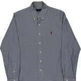 Ralph Lauren Checked Shirt - Large Blue Cotton