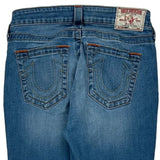 True Religion Skinny Jeans - 28W UK 8 Blue Cotton Blend