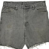 Dickies Denim Shorts - 36W 10L Grey Cotton