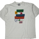 United Way Volunteer Graphic T-Shirt - XL White Cotton