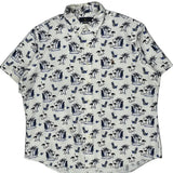 Ralph Lauren Hawaiian Shirt - 2XL Blue Cotton