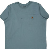 Carhartt T-Shirt - 2XL Blue Cotton