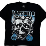Made In USA Sad Boyz Junior H X Graphic T-Shirt - XL Black Cotton