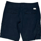 Timberland Cargo Cargo Shorts - 36W 10L Navy Cotton