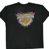 Jason Johnson Gildan Graphic T-Shirt - XL Black Cotton Blend