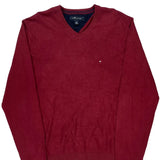 Tommy Hilfiger Jumper - XL Red Cotton