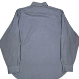 Andrew Polo By Ralph Lauren Shirt - Large Blue Cotton