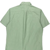 Ralph Lauren Striped Short Sleeve Shirt - Medium Green Cotton