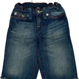 Age 6 True Religion Contrast Stitch Denim Shorts - X-Smallw 10L Blue Denim