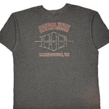 Harbor Town Harley Davidson Graphic T-Shirt - 2XL Gray Cotton Blend