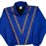 Made In Usa Lily'S Of Bevery Hills Shell Jacket - Small Blue Nylon