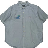 Ralph Lauren Short Sleeve Shirt - 2XL Blue Cotton