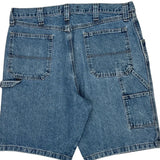 Wrangler Denim Shorts - 35W 10L Blue Denim