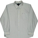 Tommy Hilfiger Striped Shirt - XL Blue Cotton