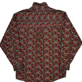 Bon Homme Patterned Shirt - Small Multicoloured Cotton