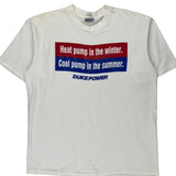 Duke Power All Sport T-Shirt - XL White Cotton