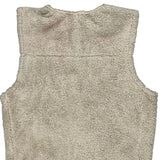 The North Face Fleece Gilet - Small Cream Polyester