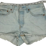 Levis Denim Shorts - 28W UK 8 Light Wash Cotton